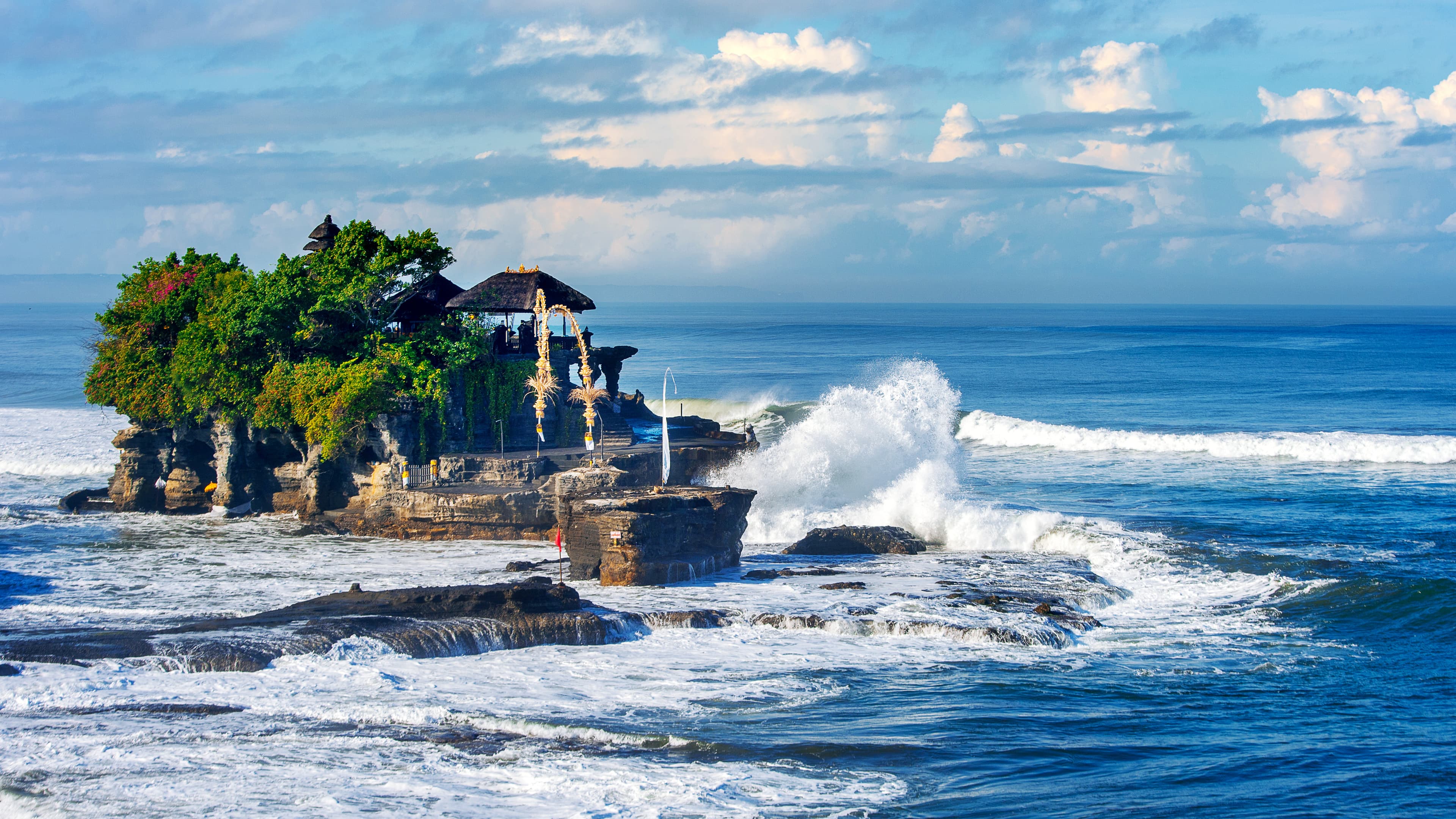 Tanah Lot temple in Bali Indonesia